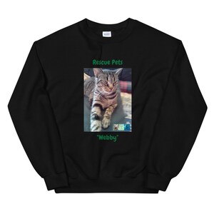 Unisex Premium Sweatshirt - Rescue Pets Collection - "Webby" III