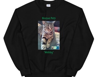 Unisex Premium Sweatshirt - Rescue Pets Collection - "Webby" III