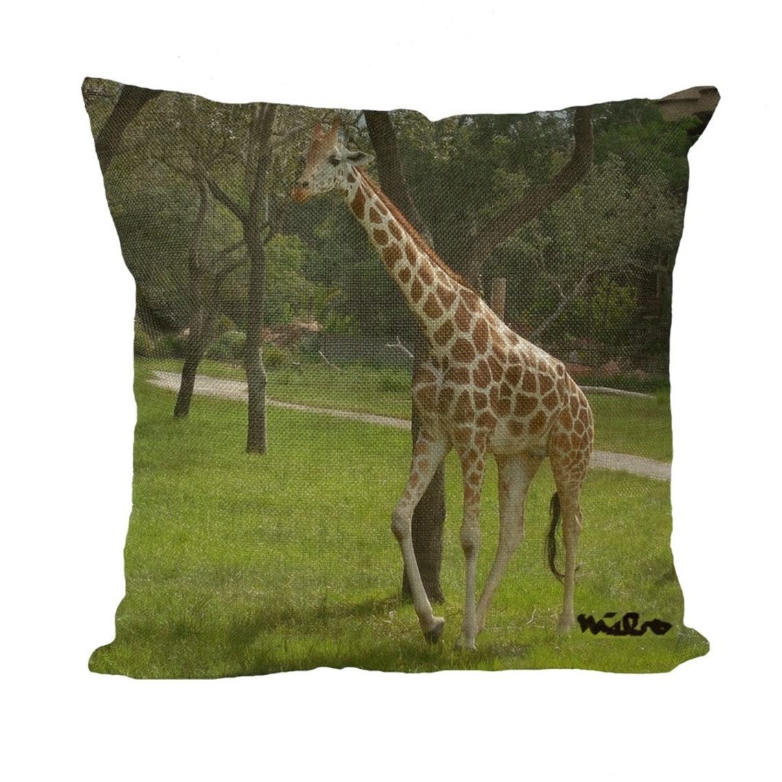Jeffrey Giraffe Throw Pillow/Cushion Cover Sublimación Etsy España