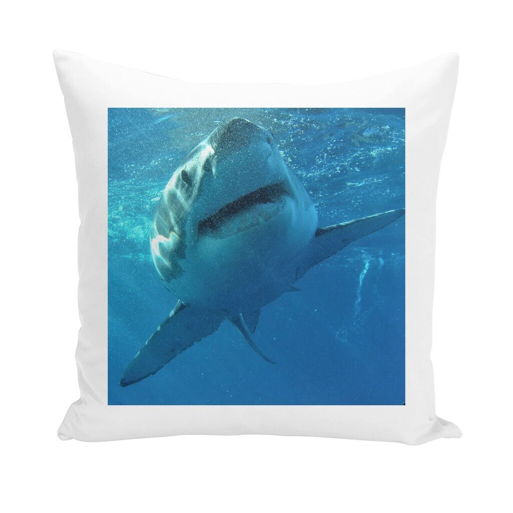 Surrounded by Sharks Throw Pillow/cushion Cover Sublimation Etsy New