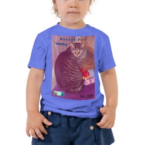 Toddler Short Sleeve Tee - Rescue Pets Collection - "Webby"