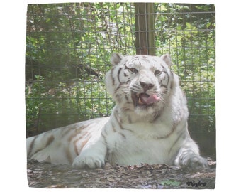 Wally White Tiger Sublimation Bandana