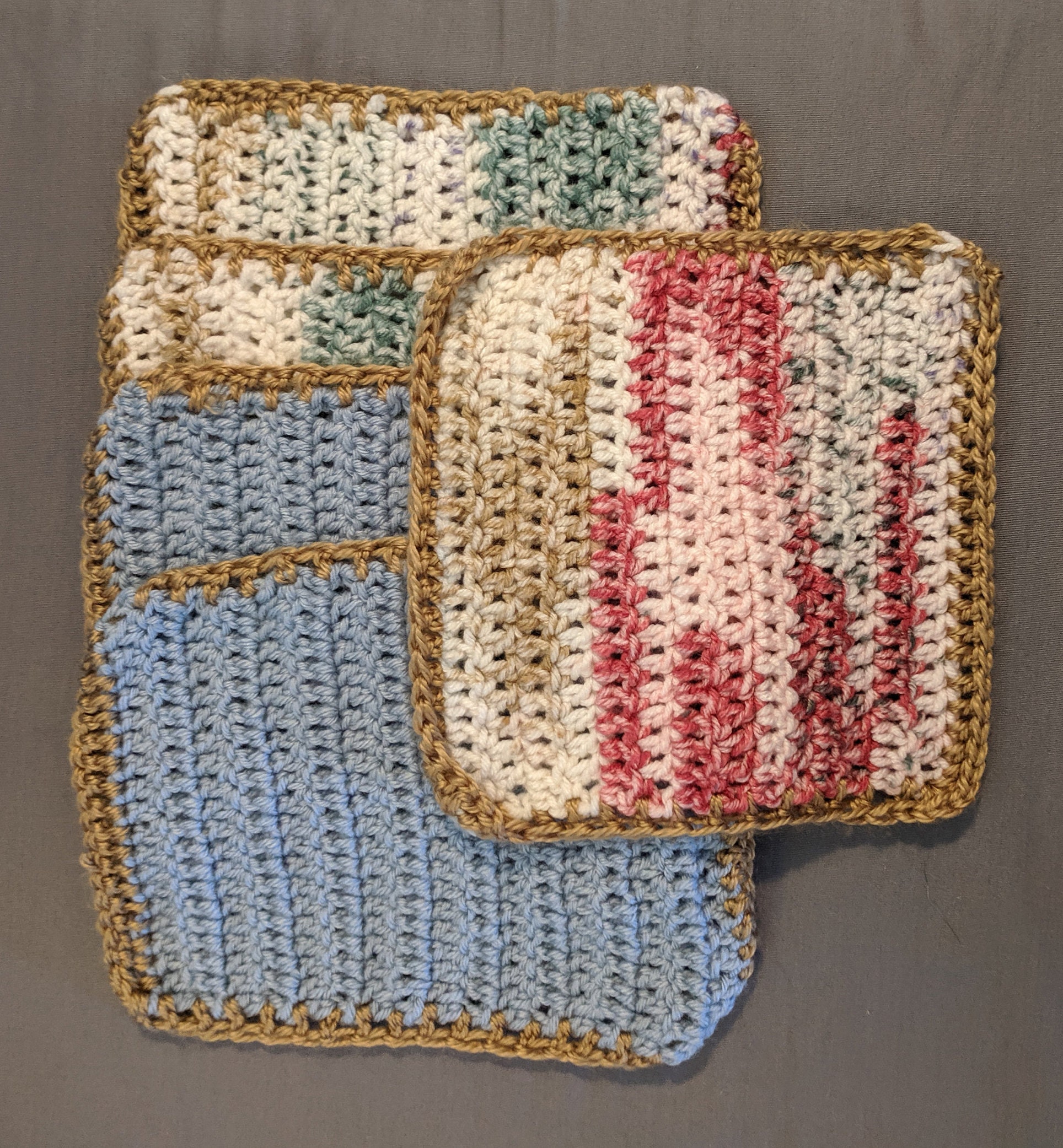 Set of 5 dish rag wash rag dish cloth kitchen rag kitchen Etsy