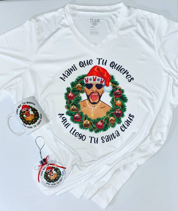 Santa Bad Bunny Christmas Coffee Mug