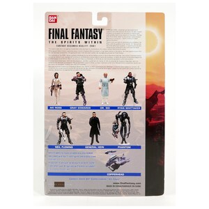 AF FINAL FANTASY : The Spirit Within Dr. Sid Action Figure Square Pictures Studios Bandaï ©2001 image 8