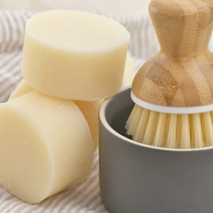 Full Circle Bubble Up Bamboo Dish Brush - World Market