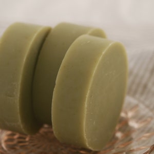 Aloe Vera & Avocado Butter Shampoo Bar, Zero Waste, All Natural with added Tussah Silk image 4