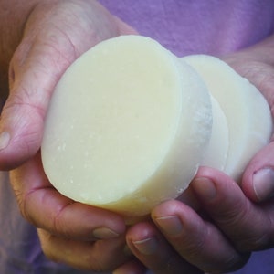 Solid Round Dishwashing Soap, 3&quot; Diameter, Zero Waste, Plastic Free, Eco Friendly and Vegan