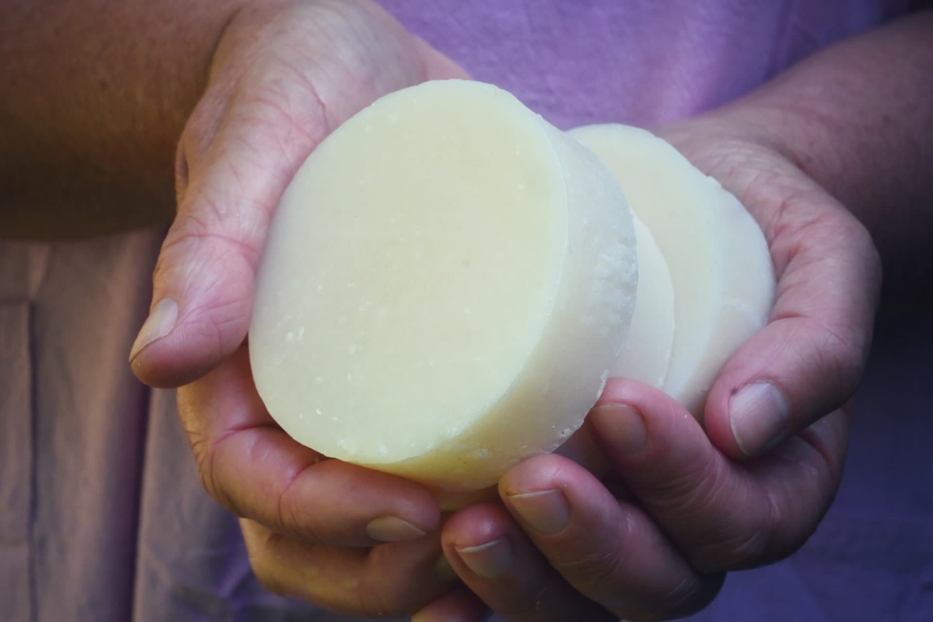 Solid Round Dishwashing Soap, 3" Diameter, Zero Waste, Plastic Free, Eco Friendly and Vegan
