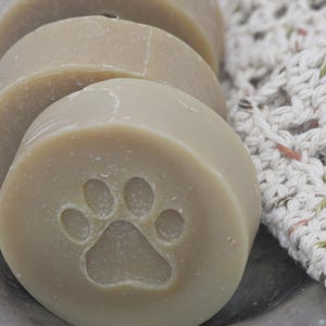 Gentle Dog Shampoo Bar - Natural, Never Drying, Oatmeal & Silk Infused
