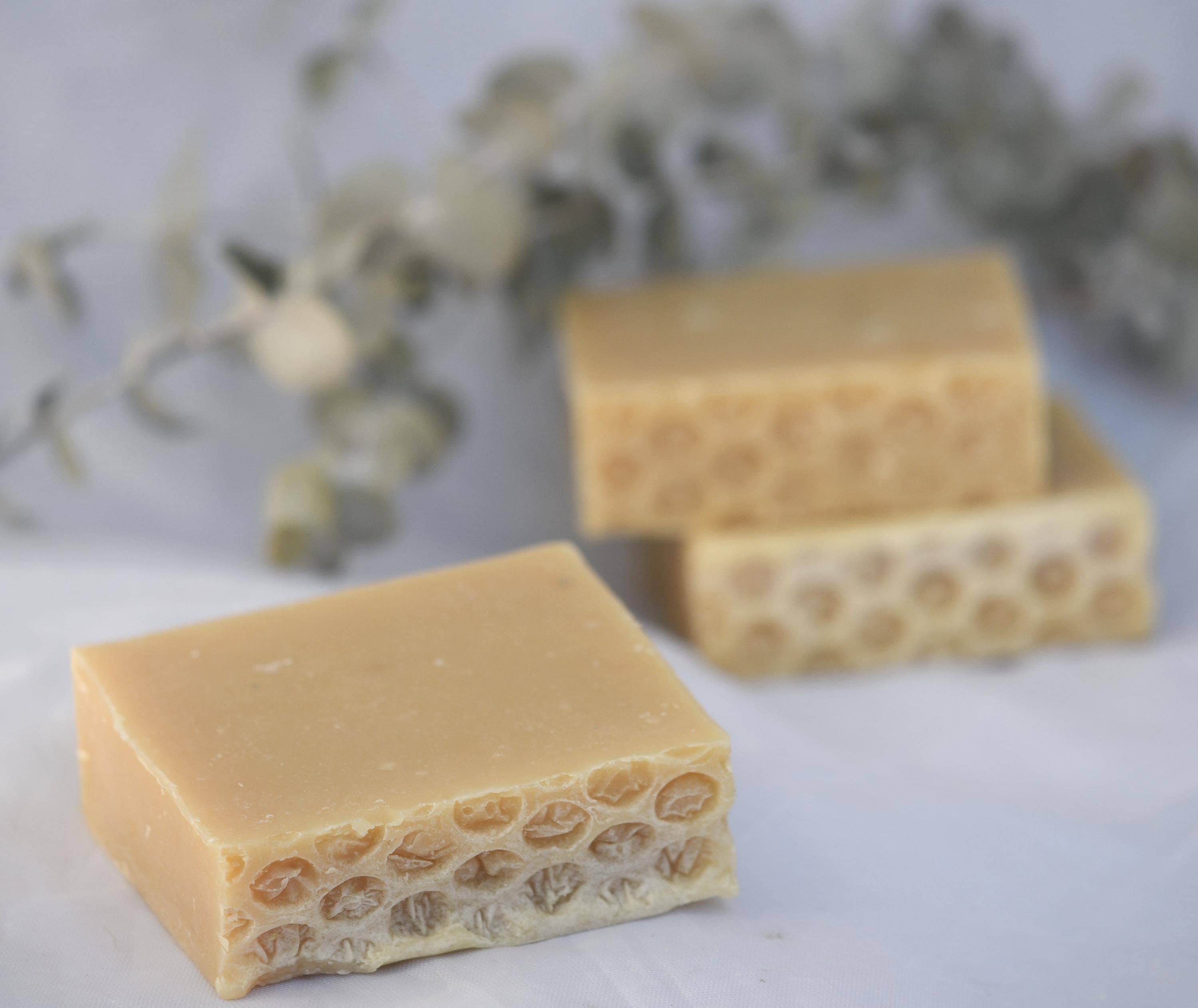 Honey & Beeswax Moisturizing Goat Milk Soap - Lavender Anise Cinnamon, Gentle Exfoliating