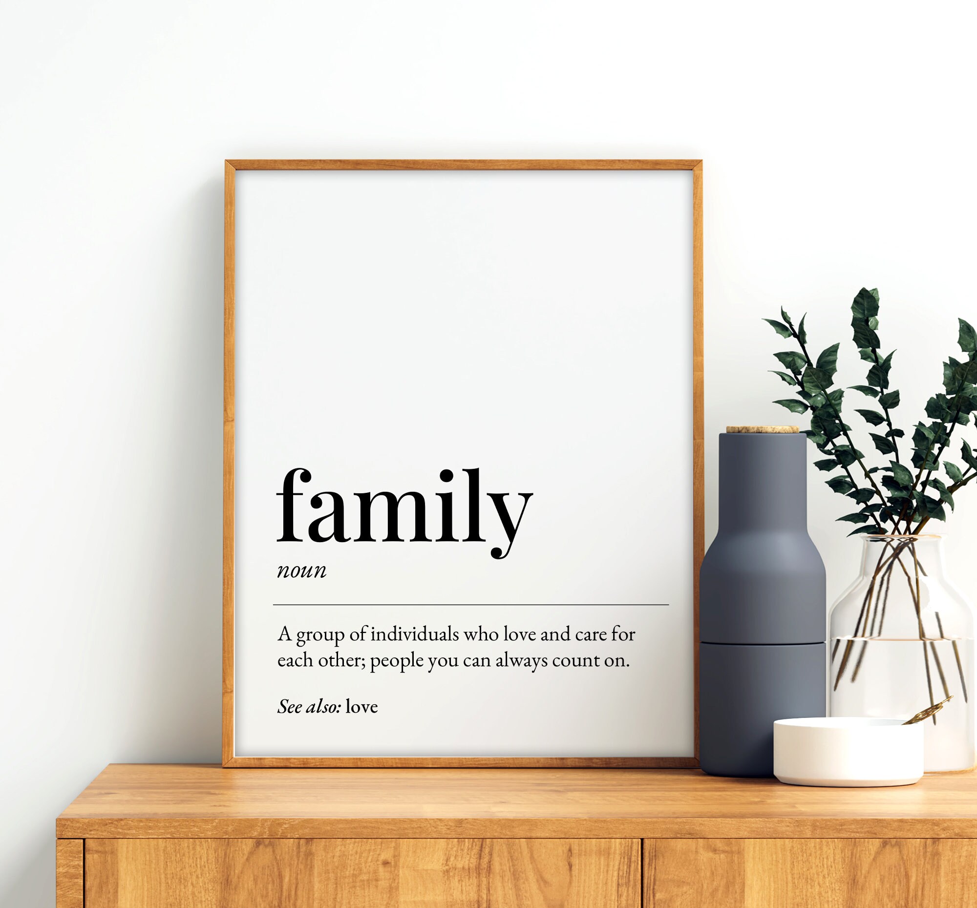Family Free Printable Wall Art Quotes Family Definition Printable Art Family Quote Print Entrance | Etsy Singapore