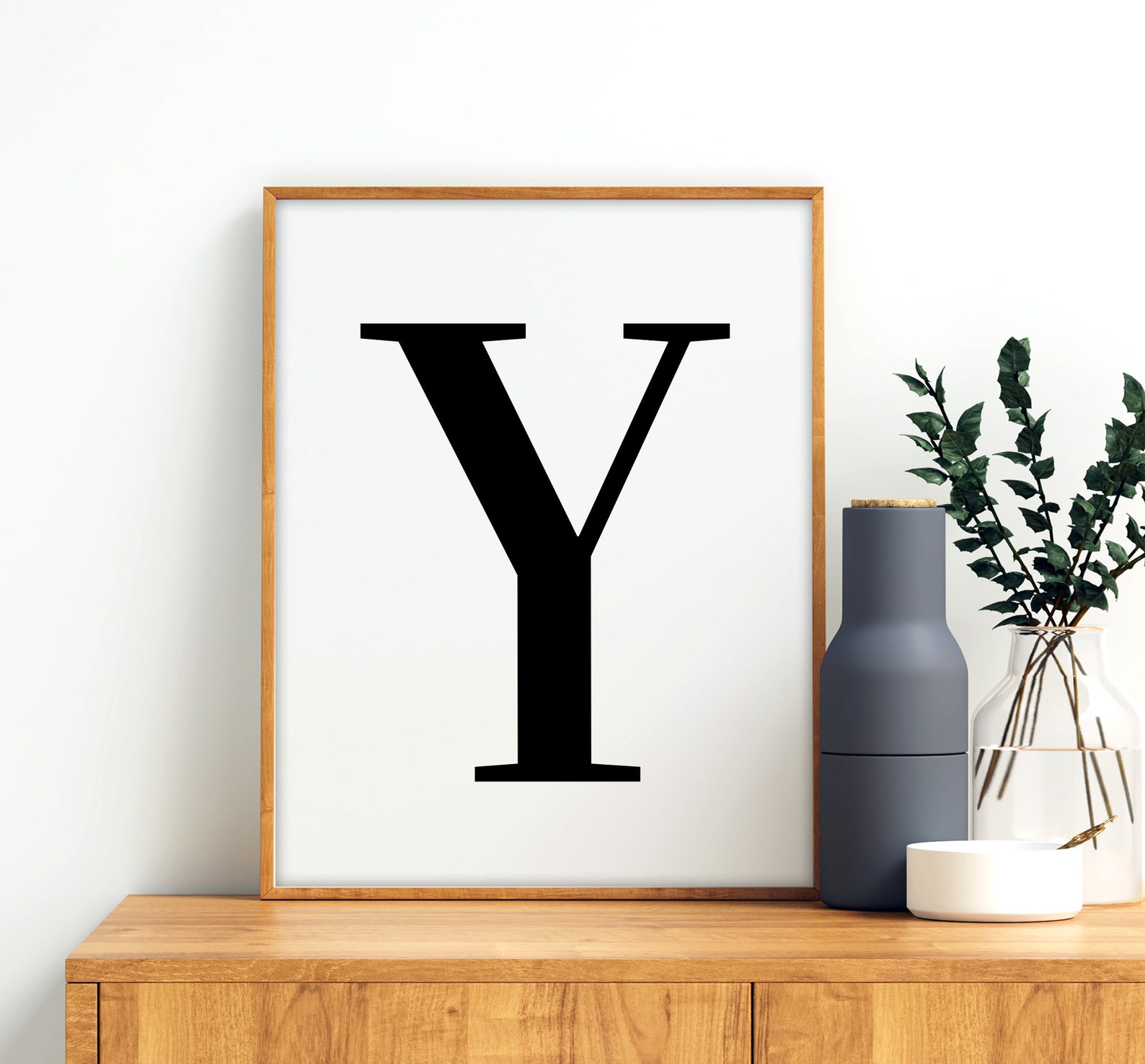 Letter y Printable Art Poster Alphabet Y Wall Etsy UK