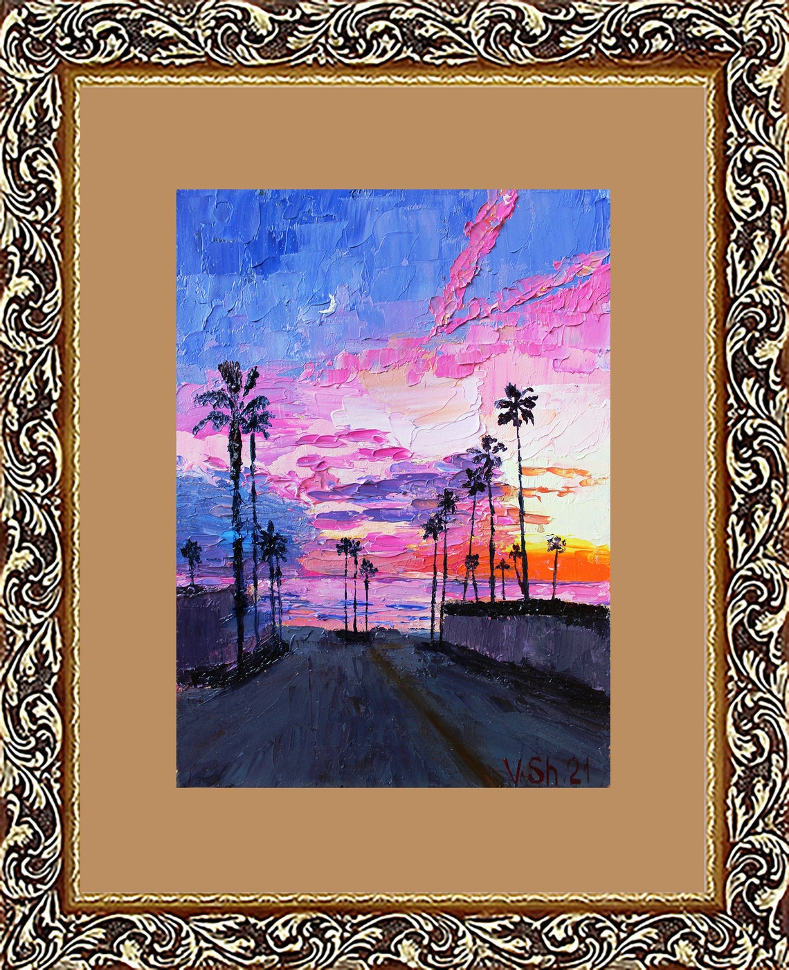 California Painting San Diego Painting Original Oil Painting Etsy