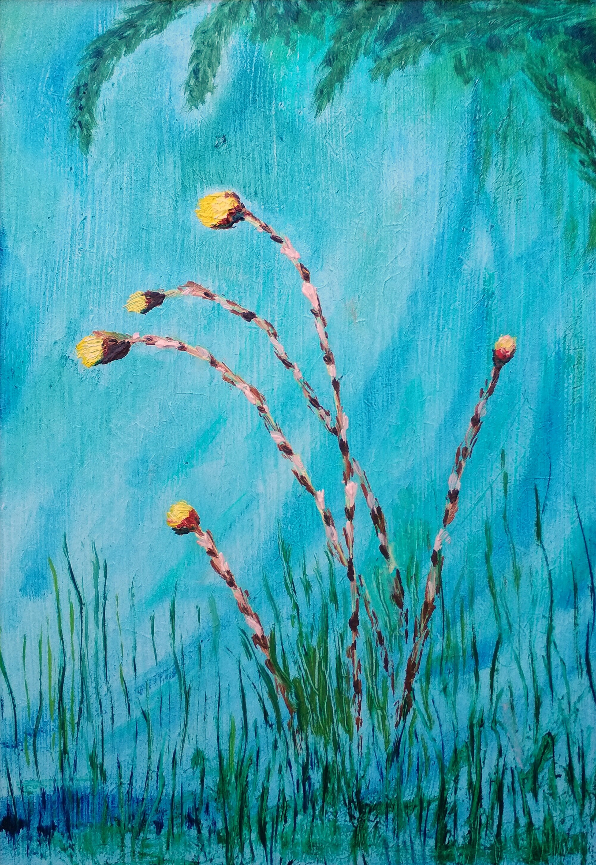 Abstract Flowers Painting Original Oil Painting Flowers Art | Etsy