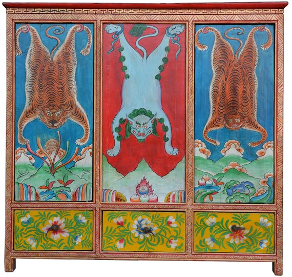 Tibetan Buddhist Temple Offering Altar B003 05 Rare Etsy