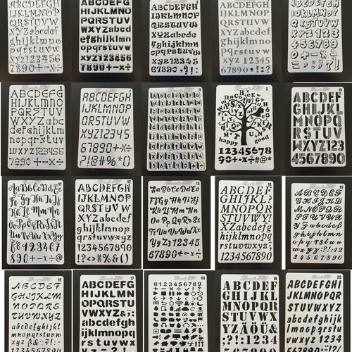 Believe Elegant Word Stencil Select Size STCL311 by Etsy