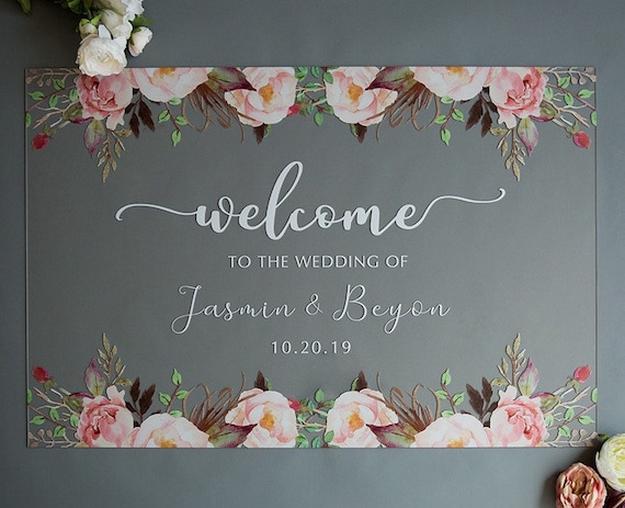 Tableau De Mariage Customizable Plexiglass Panel, Wedding Decorations  Wedding 