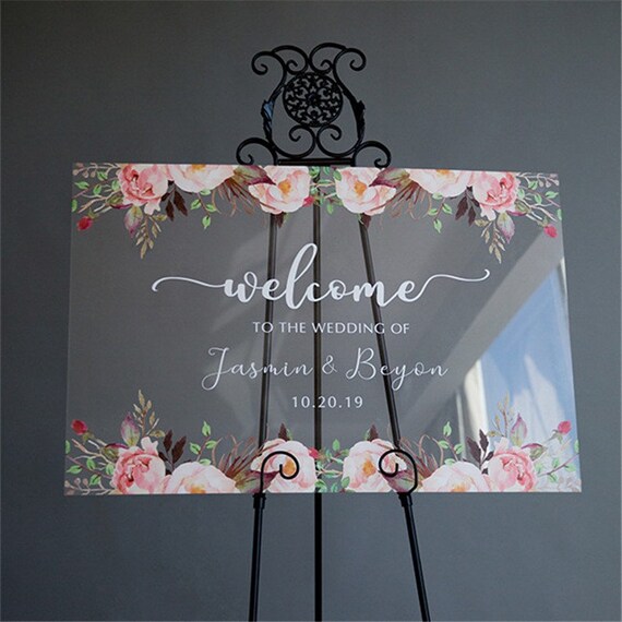 Tableau De Mariage Customizable Plexiglass Panel, Wedding Decorations  Wedding 