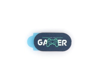 Webcam Cover by Funsylab for Your Digital Privacy, Colourful and Fun Laptop/Tablet Accessories - Gamer Mini