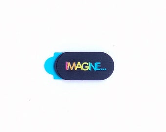 Copertura webcam di Funsylab per la tua privacy digitale, accessori colorati e divertenti per laptop / tablet - Imagine - Mini
