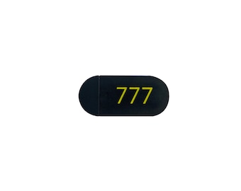 Copertura per webcam di Funsylab per la tua privacy digitale, accessori per laptop / tablet colorati e divertenti / Angel Numbers / 777 Miracle