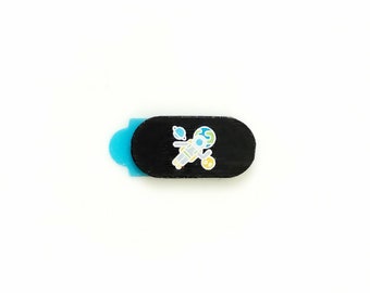 Copertura webcam di Funsylab per la tua privacy digitale, accessori colorati e divertenti per laptop / tablet - Astronauta / Mini