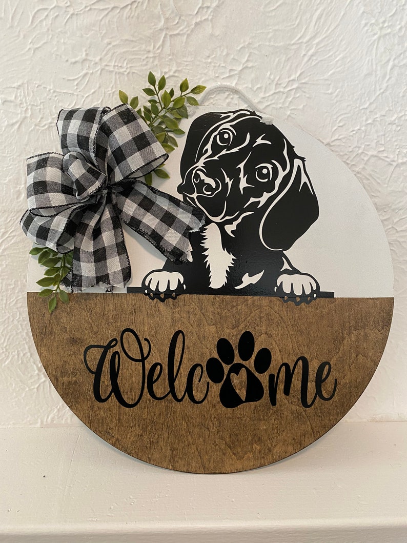 Dog Door Hanger Pet Sign Door Hanger Pet Etsy