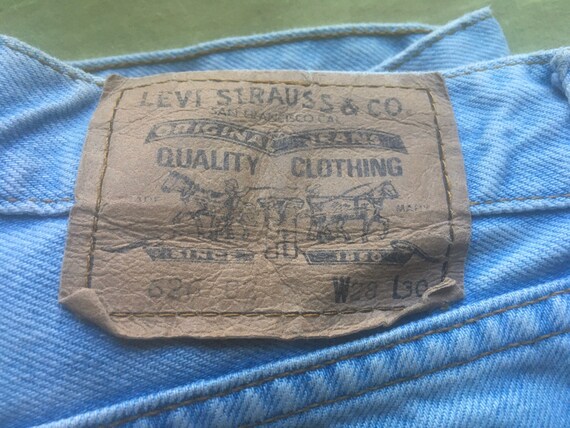 LEVI'S 626 W28L30 - vintage 90 - Orange TAB - image 2