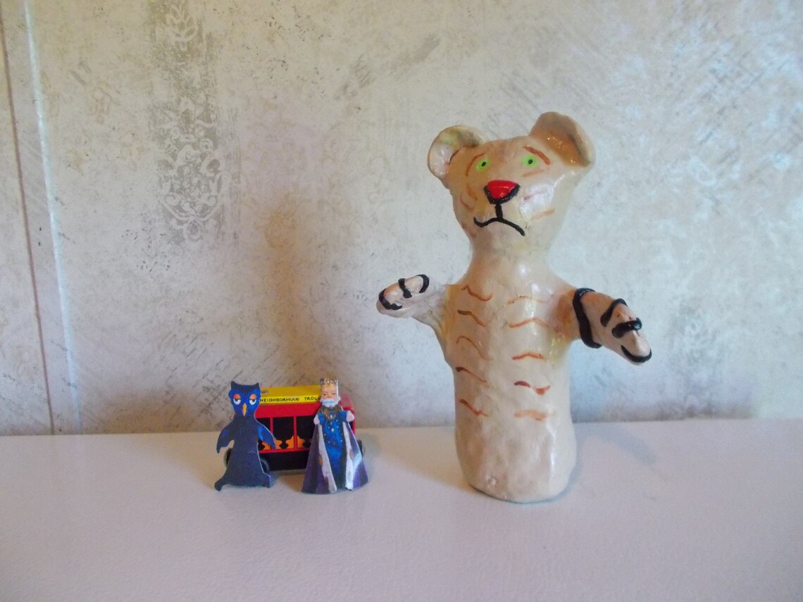 Daniel Tiger Puppet Mister Rogers Puppet Mr Rogers Etsy