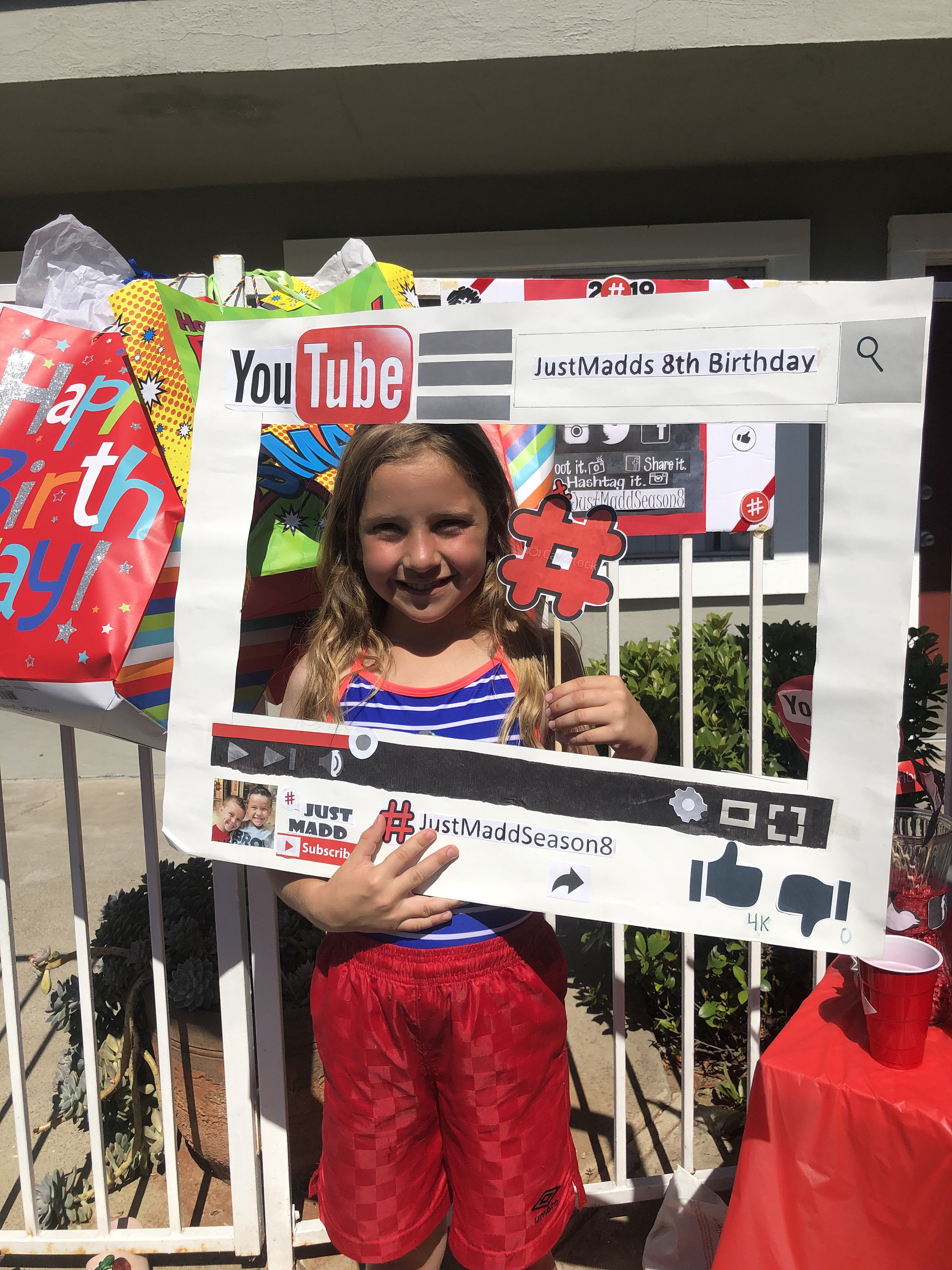 Personalized YouTube Photo Booth Frame Prop | Etsy