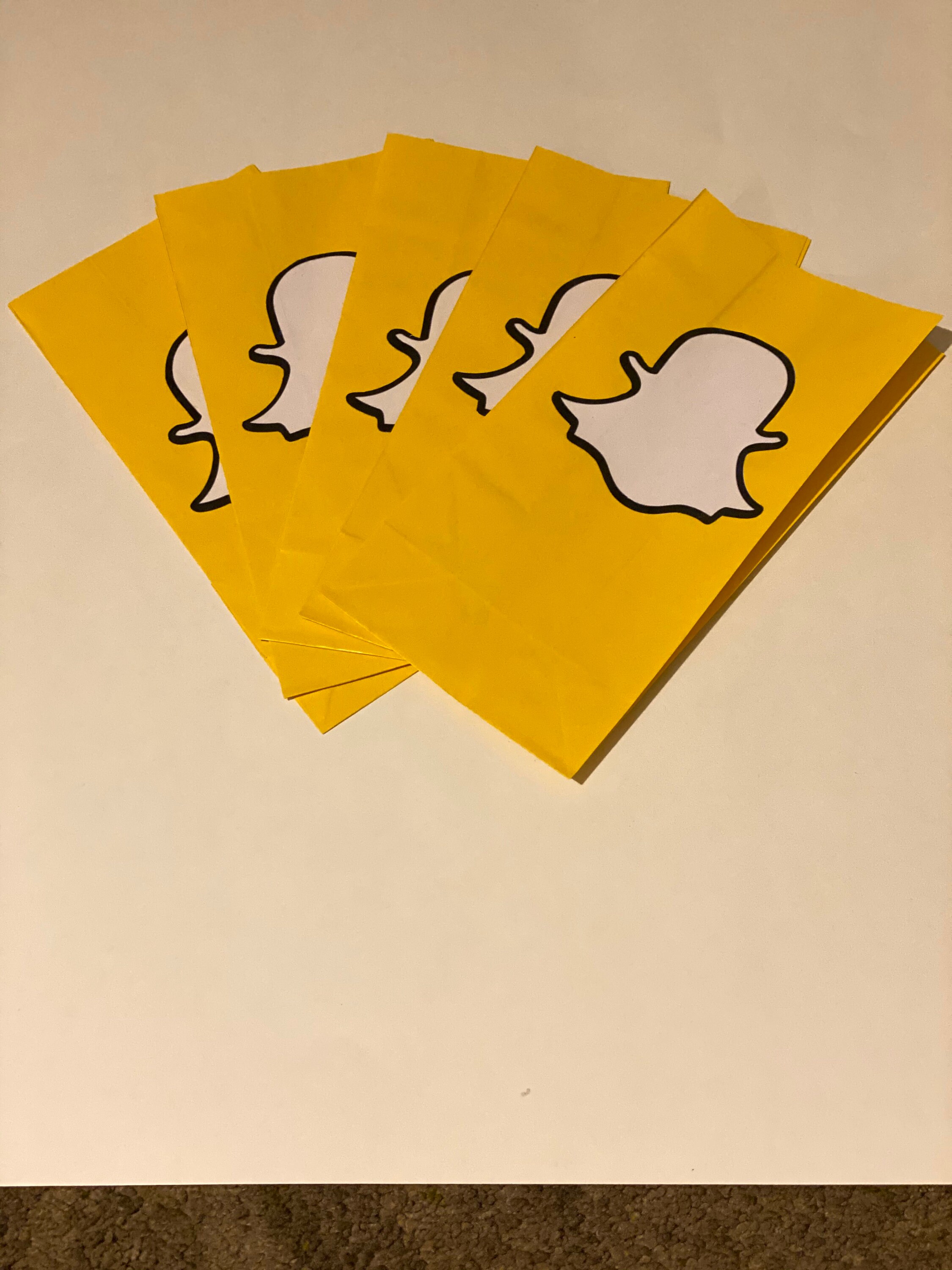 Snapchat Party Favor Bags Regalo de redes Etsy