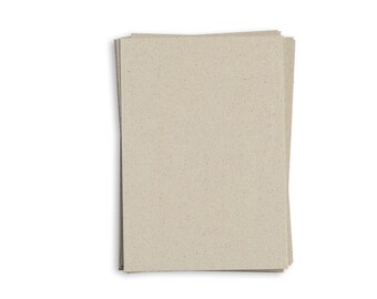 matabooks - A3 blank postcards/natural paper/invitation cards/wedding stationery/paper sheets made from sustainable grass paper 300 g/m2 – 10 sheets