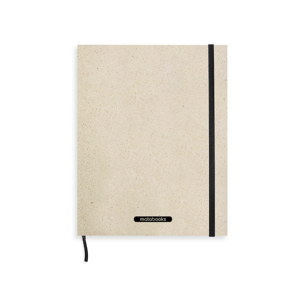 Sustainable A5 notebook/diary/journal/writing pad made of grass paper - Swiss Brochure - Easy