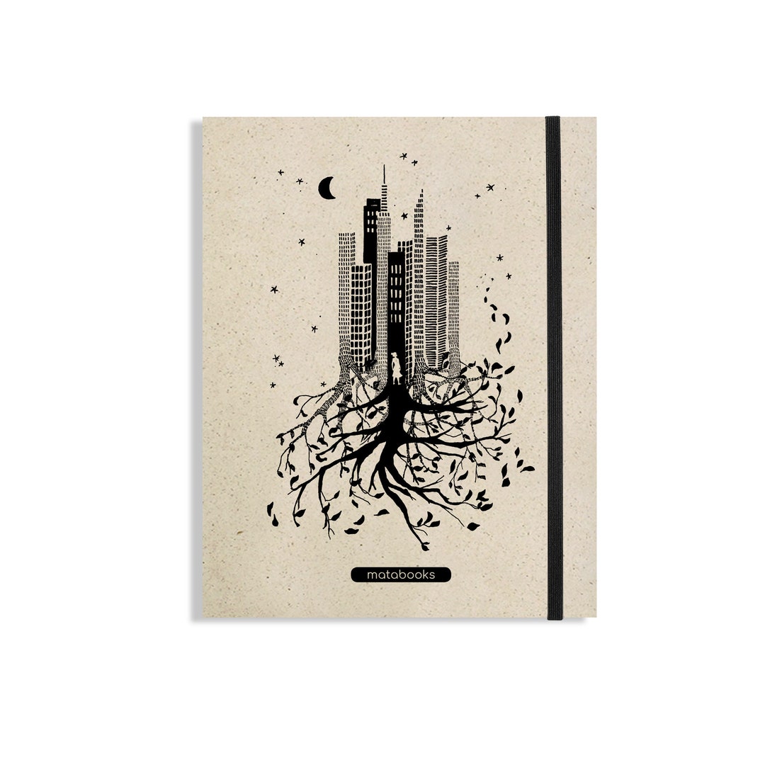 The Highland Hemlock & Wild Grass Hand-Pressed Journal view 2