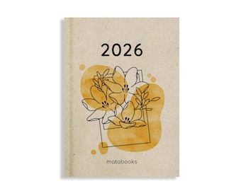 Hobonichi Techo Weeks [Anglais/Portefeuille/Janvier 2023 Start] Tissu De Chemise : Brownie Plaid