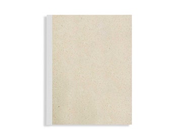 Sustainable A5 notebook/diary/journal/writing pad/notebook/writing pad made from grass paper – Notepad (White)