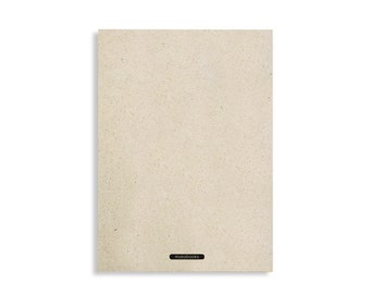 Sustainable notebook/diary/journal/writing pad/notebook/writing pad A4 made of grass paper - Nava - Easy L