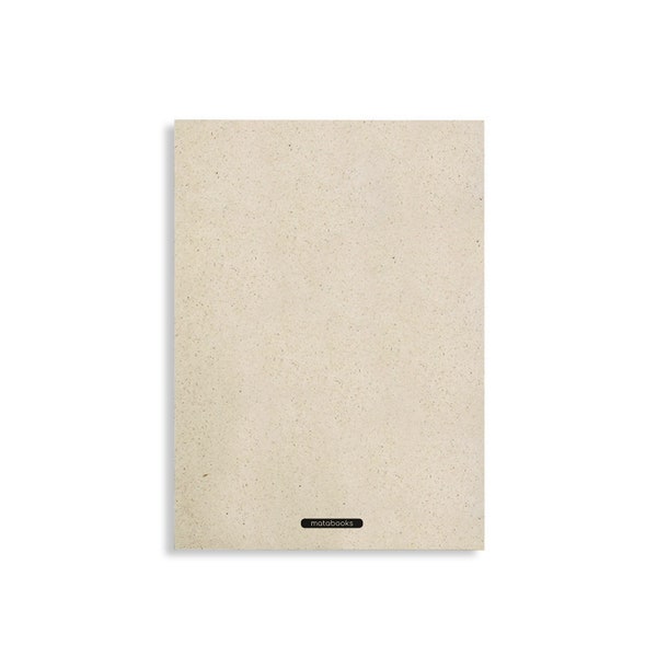 Sustainable notebook A4 made of grass paper - Nava Easy L