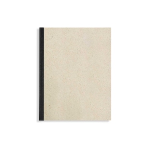 Cuaderno/diario/diario/cuaderno/cuaderno/cuaderno/bloc de escritura sostenible A5 hecho de papel de hierba - bloc de notas (negro)