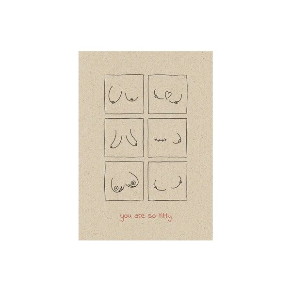 Titty calendar etsy