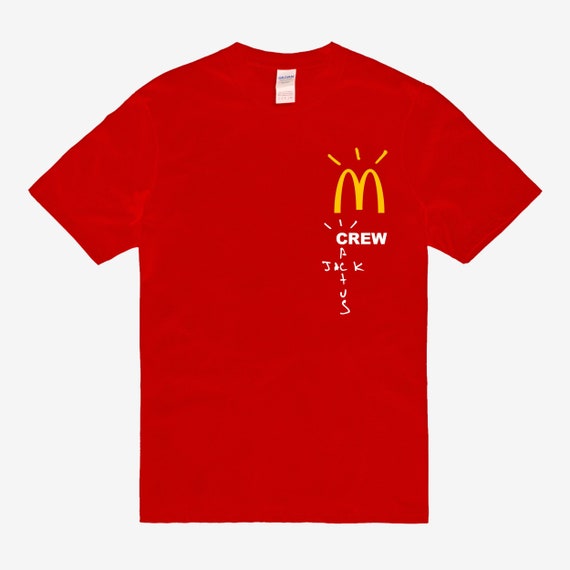 mcdonald's travis scott shirt
