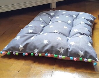 Cosmic Starry Cat Bed, Cosy Cat Bed, Cat Cushion, Pet Bed, Crate Mat, Cat Nest, Large Cat Sleep Mat, Dog Bed, Custom Pet Bed, Washable Mat