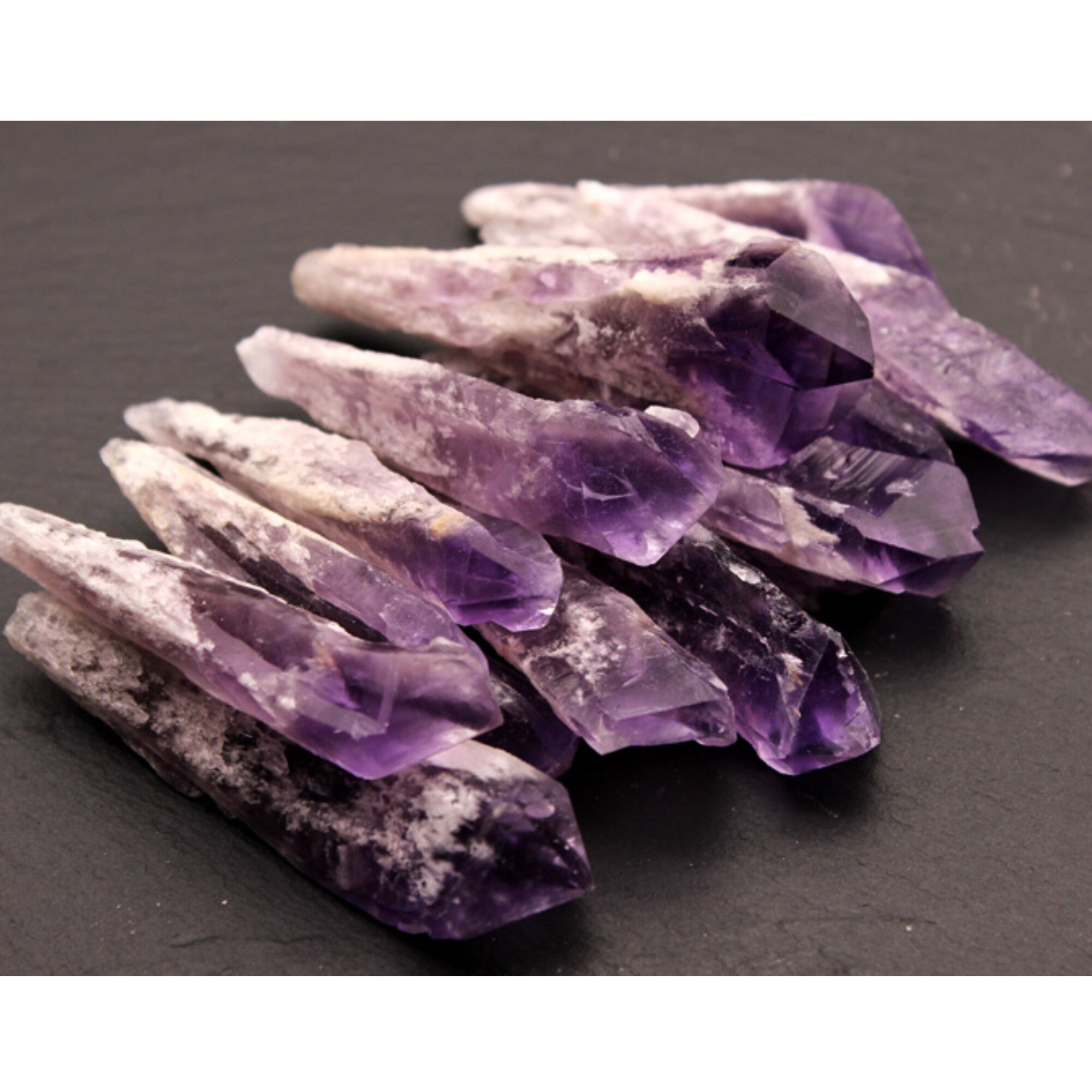 Natural Amethyst Quartz Sceptre Shape Crystal Rough Rock With Etsy