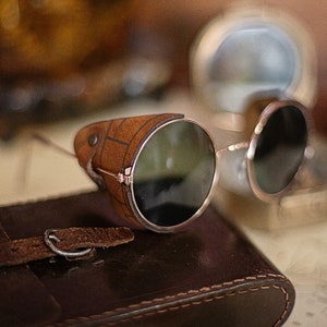 Designer Steampunk Gear‎ Embellished Brown Gradient Sunglasses s-l400.jpg main image 2
