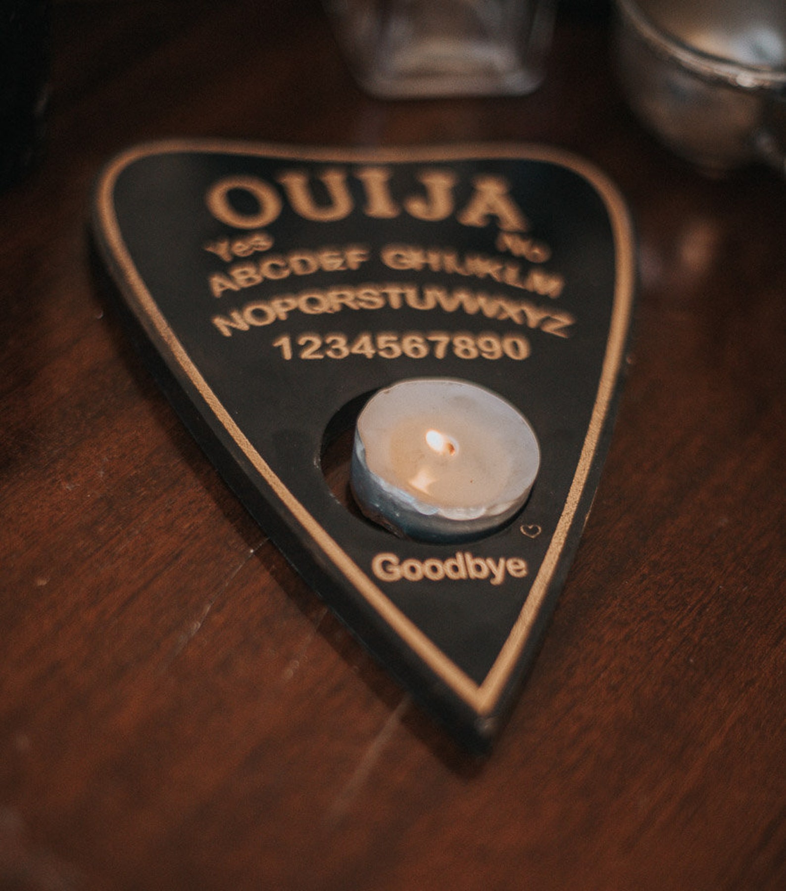 Image of Halloween Ouija Board Candle Holder