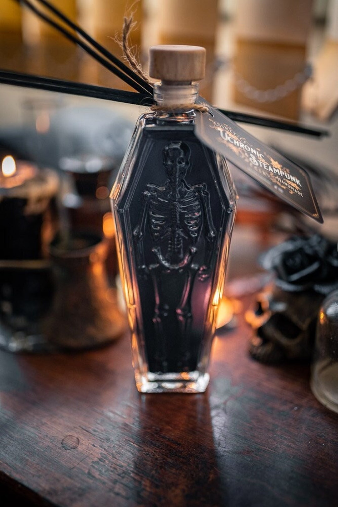 Coffin Reed Diffuser Home Decor Halloween Aroma Skull - Etsy
