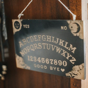 Ouija board wall decor - Halloween Party - Spirit board game for talking to the souls - Witchcraft vintage halloween decoration
