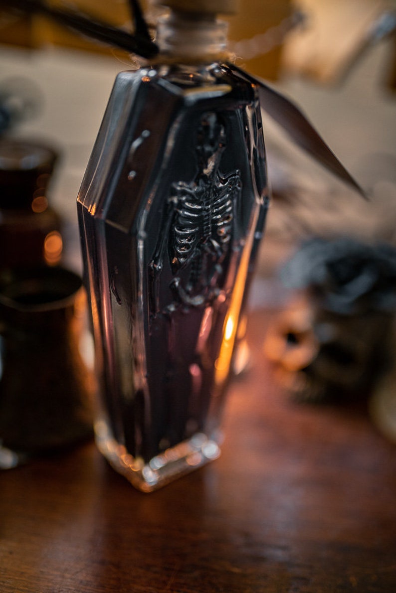 Coffin Reed Diffuser - Home Decor - Halloween Aroma - Skull Glass ...