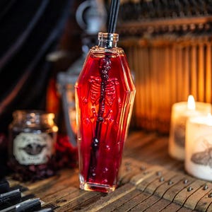 Coffin Reed Diffuser - Home Decor - Halloween Aroma - Skull Glass ...